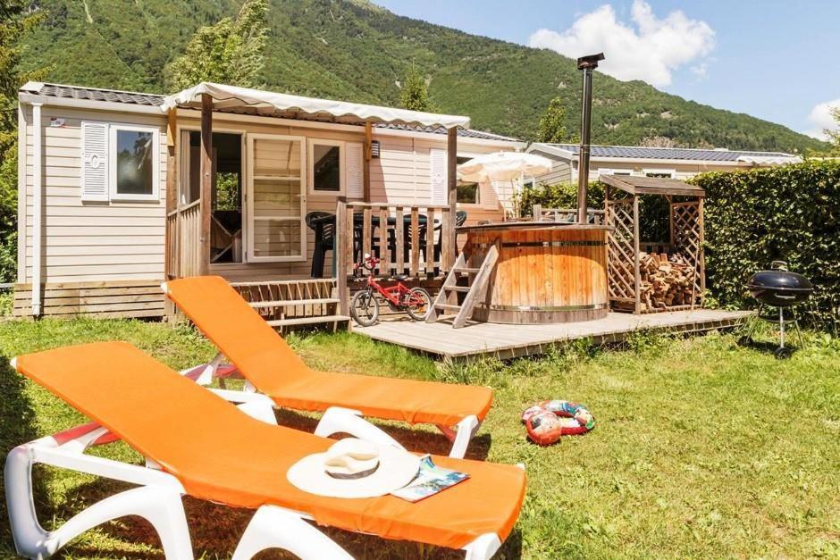 ホテル Camping Le Rochetaillee Grandes Sables エクステリア 写真